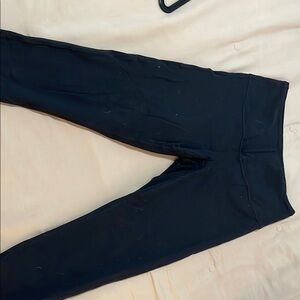 Prana Black Leggings with Athletic Design
